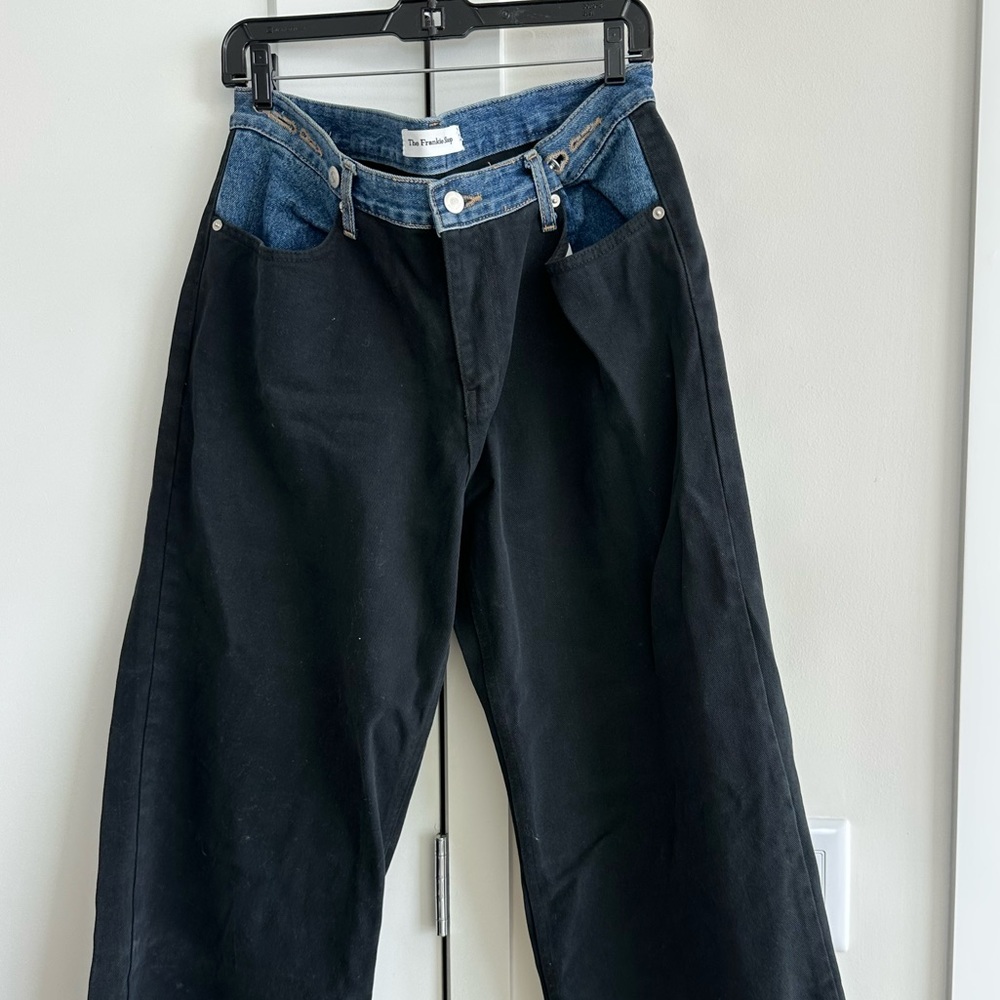 Frankie Shop raw hem jeans